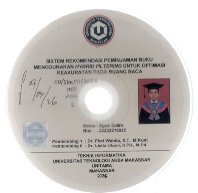 Sistem Rekomendasi Peminjaman Buku Menggunakan Hybrid Filtering Untuk Optimasi Keakuratan Pada Ruang Baca