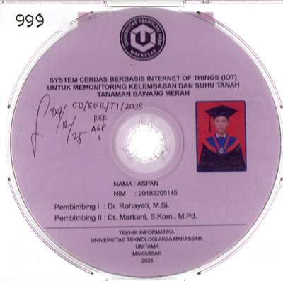 System CErdas Berbasis Internet Of Things (IoT) Untuk Memonitoring Kelembaban Dan Suhu Tanah Tanaman Bawang Merah