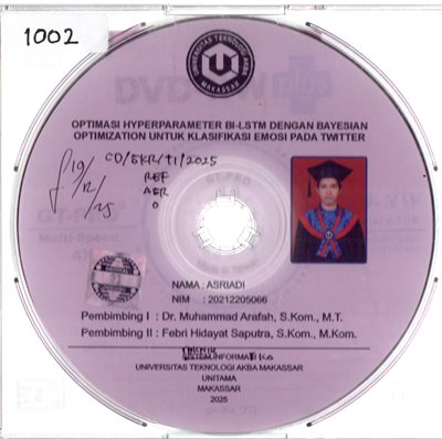 Optimasi Hyperparameter BI-LSTM Dengan Bayesian Optimization Untuk Klasifikasi Emosi Pada Twitter