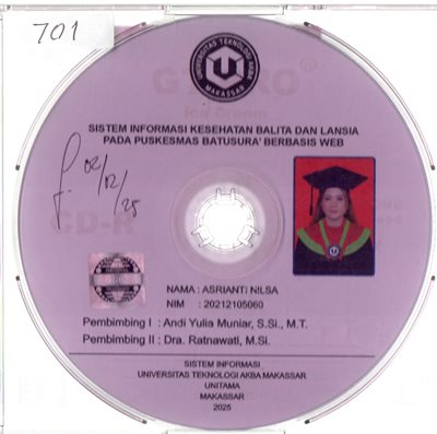 Sistem Informasi Kesehatan Balita Dan Lansia Pada Puskesmas Batusura' Berbasis Web
