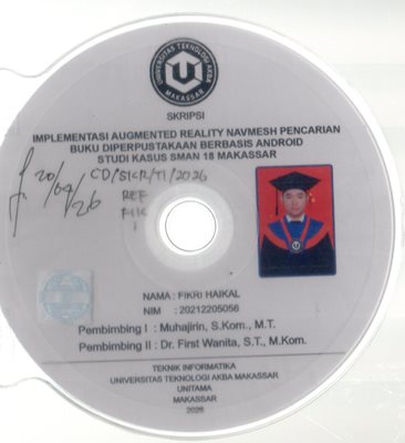 Implementasi Augmented Reality Navmesh Pencarian Buku Di Perpustakaan Berbasis Android Studi Kasus SMAN 18 Makassar