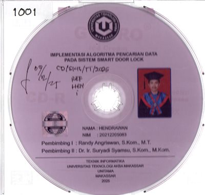 Implementasi Algoritma Pencarian Data Pada Sistem Smart Door Lock