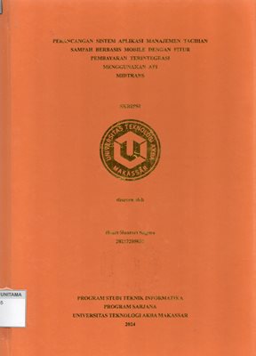 Perancangan Sistem Aplikasi Manajemen Tagihan Sampah Berbasis Mobile Dengan Fitur Pembayaran Terintegrasi Menggunakan APi Midtrans