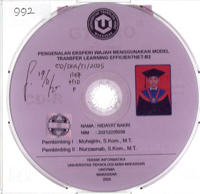 Pengenalan Ekspresi Wajah Menggunakan Model Trnsfer Learning Efficientnet-B2