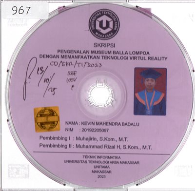 Pengenalan Museum Balla Lompoa Dengan Memanfaatkan Teknologi Virtual Reality