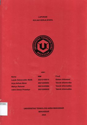 Laporan Kuliah Kerja Nyata