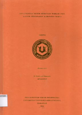 Implementasi Sistem Pemetaan Warkah Pada Kantor Pertanahan Kabupaten Maros