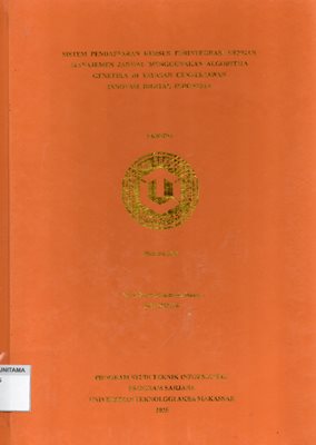 Sistem Pendaftaran Kursus Terintegrasi Dengan Manajemen Jadwal Menggunakan Algoritma Genetika Di Yayasan Cendekiawan Inovasi Digital Indonesia