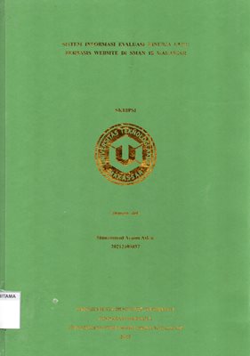 Sistem Informasi Evaluasi Kinerja Guru Berbasis Website Di SMAN 18 Makassar