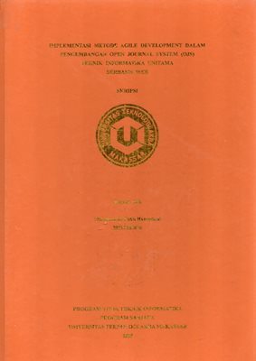 Implementasi Metode Agile Development Dalam Pengembangan Open Journal System (OJS) Teknik Informatika Unitama Berbasis Web