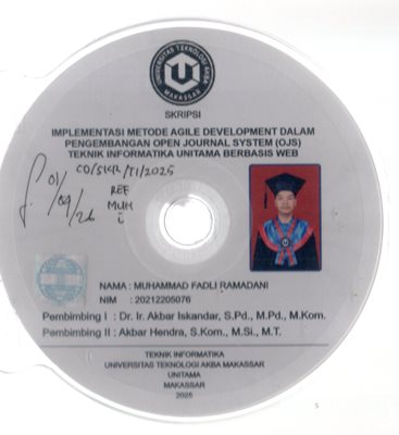 Implementasi Metode Agile Development Dalam Pengembangan Open Journal System (OJS) Teknik Informatika Unitama Berbasis Web