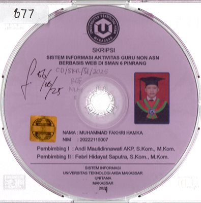 Sistem Informasi Aktivitas Guru Non ASN Berbasis Web Di SMAN 6 Pinrang