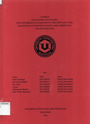 Laporan Kuliah Kerja Nyata