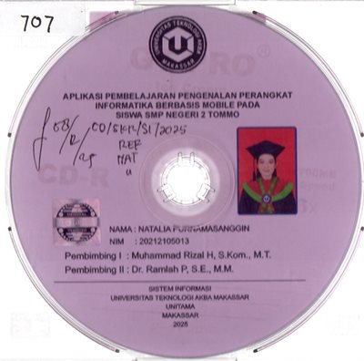 Aplikasi Pembelajaran Pengenalan Perangkat Informatika Berbasis Mobile Pada Siswa SMP Negeri 2 Tommo