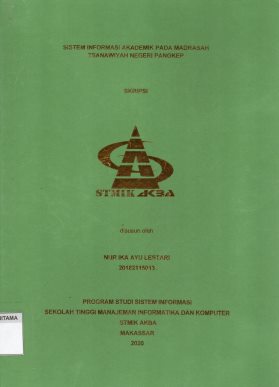 Sistem Informasi Akademik Pada Madrasah Tsanawiyah Negeri Pangkep