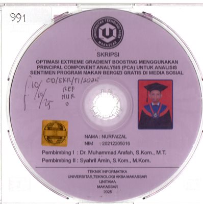 Optimasi Extreme GradientBoosting Menggunakan Principal Component Analysis (PCA) Untuk Analisis Sentimen Program Makan Bergizi Gratis Di Media Sosial