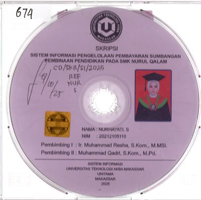 Sistem Informasi Pengelolaan Pembayaran Sumbangan Pembinaan Pendidikan Pada SMK Nurul Qalam