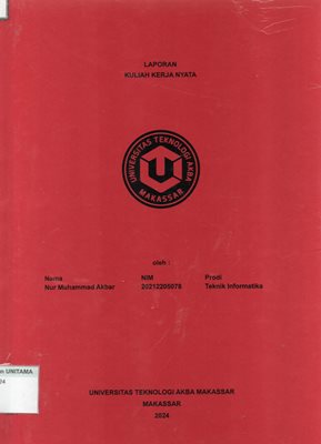 Laporan Kuliah Kerja Nyata