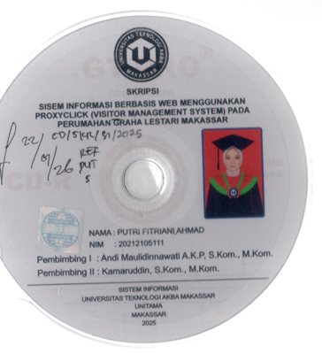 Sistem Informasi Berbasis Web Menggunakan Proxyclick (Visitor Management System) Pada Perumahan Graha Lestari Makassar