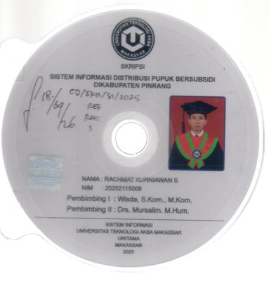 Sistem Informasi Distribusi Pupuk Bersubsidi Di Kabupaten Pinrang