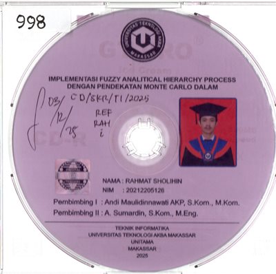 Implementasi Fuzzy Analytical Hierarchy Process Dengan Pendekatan Monte Carlo Dalam Pengelolaan Keuangan Pribadi