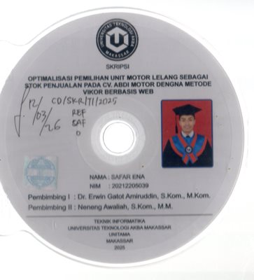 Optimalisasi Pemilihan Unit Motor Lelang Sebagai Stok Penjualan Pada CV. Abdi Motor Dengan Metode Vikor Berbasis Web