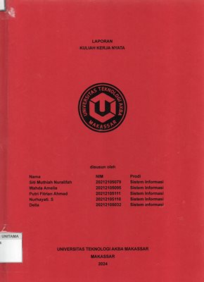 Laporan Kuliah Kerja Nyata