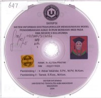 Sistem Informasi Ekstrakurikuler Menggunakan Model Pengembangan Agile Scrum Berbasis Web Pada SMA Negeri 8 Bulukumba