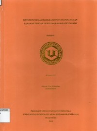 Sistem Informasi Geografis Potensi Penanaman Tanaman Pangan Di Wilayah Kabupaten Maros