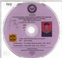 Aplikasi Digital Manajemen Sumber Daya Manusia Berbasis Website Pada PT. Pelindo Jasa Maritim Wilayah 4