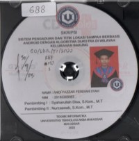 Sistem Pengaduan Dan Titik Lokasi Sampah Berbasis Android Dengan Algoritma Dijkstra Di Wilayah Kelurahan Bakung