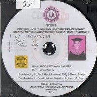 Prediksi Hasil Tumbuhan Hortikultura Di Konawe Selatan Menggunakan Metode Logika Fuzzy Tzukamoto