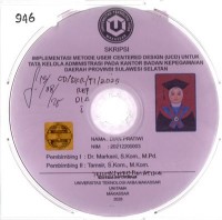 Implementasi Metode User Centered Design (UCD) untuk Tata Kelola Administrasi Pada Kantor Badan Kepegawaian Daerah Provinsi Sulawesi Selatan