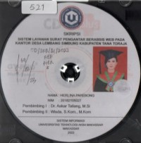 Image of Sistem Layanan Surat Pengantar Berbasis Web Pada Kantor Desa Lembang Simbuang Kabupaten Tana Toraja