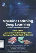 Machine Learning Deep Learning: Konsep Dan Pemrograman Python