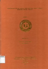 Pengenalan Sel-Sel Darah Pada Anatomi Tubuh Manusia  Berbasis Virtual Reality