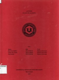 Laporan Kuliah Kerja Nyata