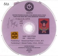 Sistem Pengelolaan Stok Bahan Baku Pada Toko Kue Bake Me Cake Berbasis Android