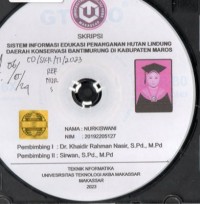 Sistem Informasi Edukasi Penanganan Hutan Lindung Daerah Konservasi Bantimurung DI Kabupaten Maros