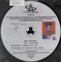 Sistem Informasi Perekrutan Calon Pendamping Koperasi Pada UPT Balai Pendidikan Dan Pelatihan Koperasi Provinsi Sulawesi Selatan