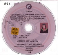 Image of Sistem Penggajian Karyawan Terintegrasi Dengan Aplikasi Whatshapp Berbasis Web Di Yayasan Pendidikan Kartini Ujung Pandang