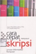 Cara Cepat Menyusun Skripsi Jurusan Informatika/Komputer