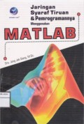 Jaringan Syaraf Tiruan Dan Pemrogramannya Menggunakan MATLAB