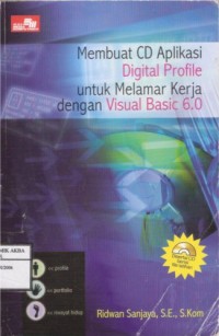 Membuat CD Aplikasi Digital Profile Untuk Melamar Kerja Dengan Visual Basic 6.0