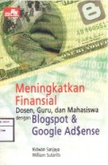 Meningkatkan Finansial Dosen,Guru, Dan Mahasiswa Dengan Blogspot & Google AdSense