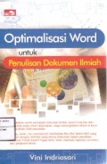 Optimalisasi Word Untuk Penulisan Dokumen Ilmiah