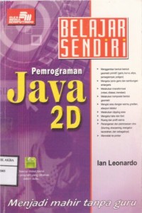Belajar Sendiri Pemrograman Java 2D