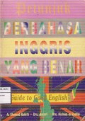 Petunjuk Berbahasa Inggris Yang Benar