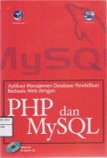 Aplikasi Manajemen Database Pendidikan Berbasis Web dengan PHP dan MySQL