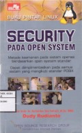 Buku Pintar Linux Security Pada Open System